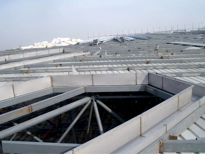 阳泉安吉县体育馆网架